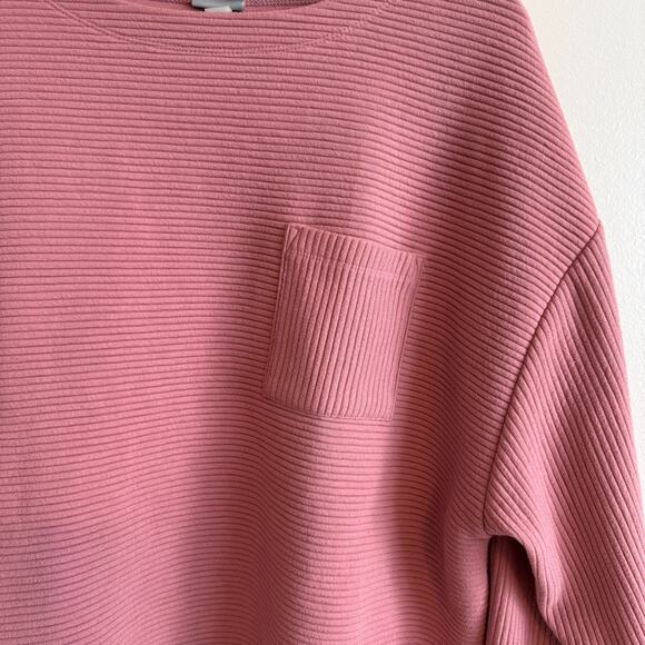 A New Day Womens Long Sleeve Mauve Sweater Top Sz Med Casual Relaxed Comfy - Picture 3 of 11